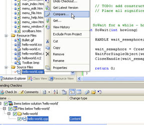 CVS Visual Studio .NET and CVS SCCI