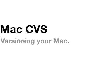 cvs for mac